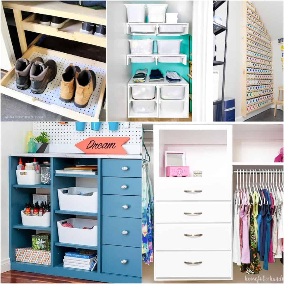 DIY CLOSET ORGANIZER IDEAS , COMBAT CLUTTER - The Handyman's Daughter