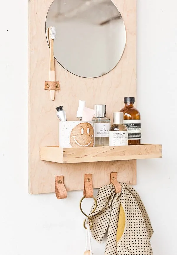 25 Creative DIY Bathroom Shelf Ideas - The Handyman's Daughter