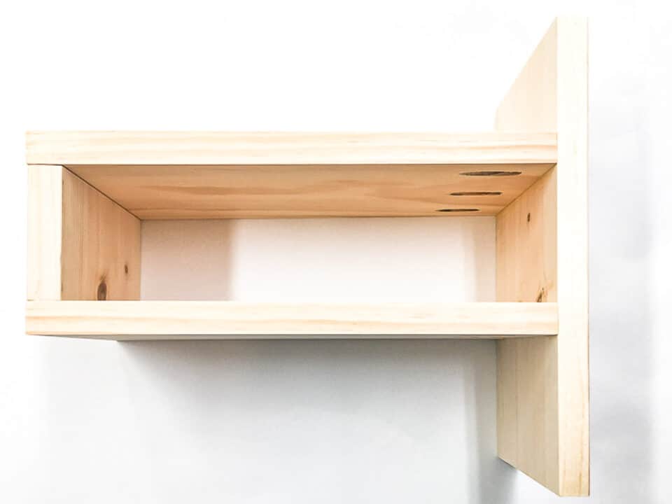 Easy Adjustable DIY Desk Shelf [with plans] The Handyman's Daughter