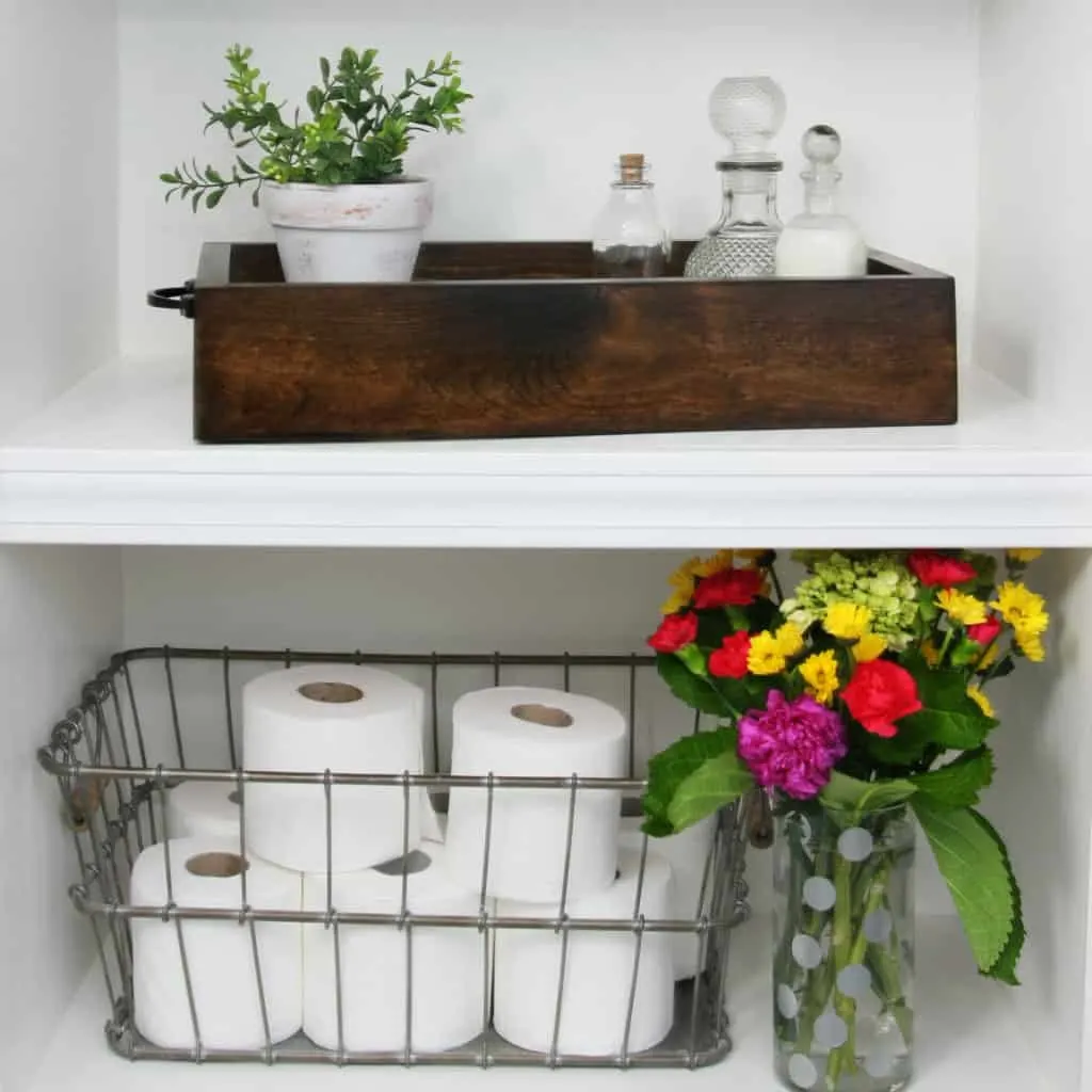 25 Creative DIY Bathroom Shelf Ideas - The Handyman's Daughter