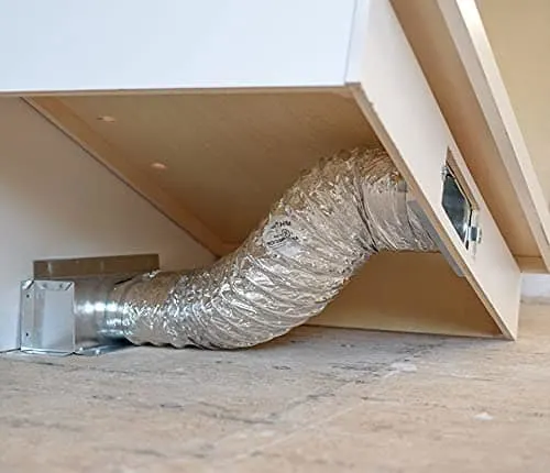 cabinet toe kick duct