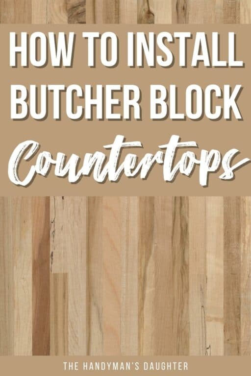 How to Cut, Seal and Install Butcher Block Countertops The Handyman's