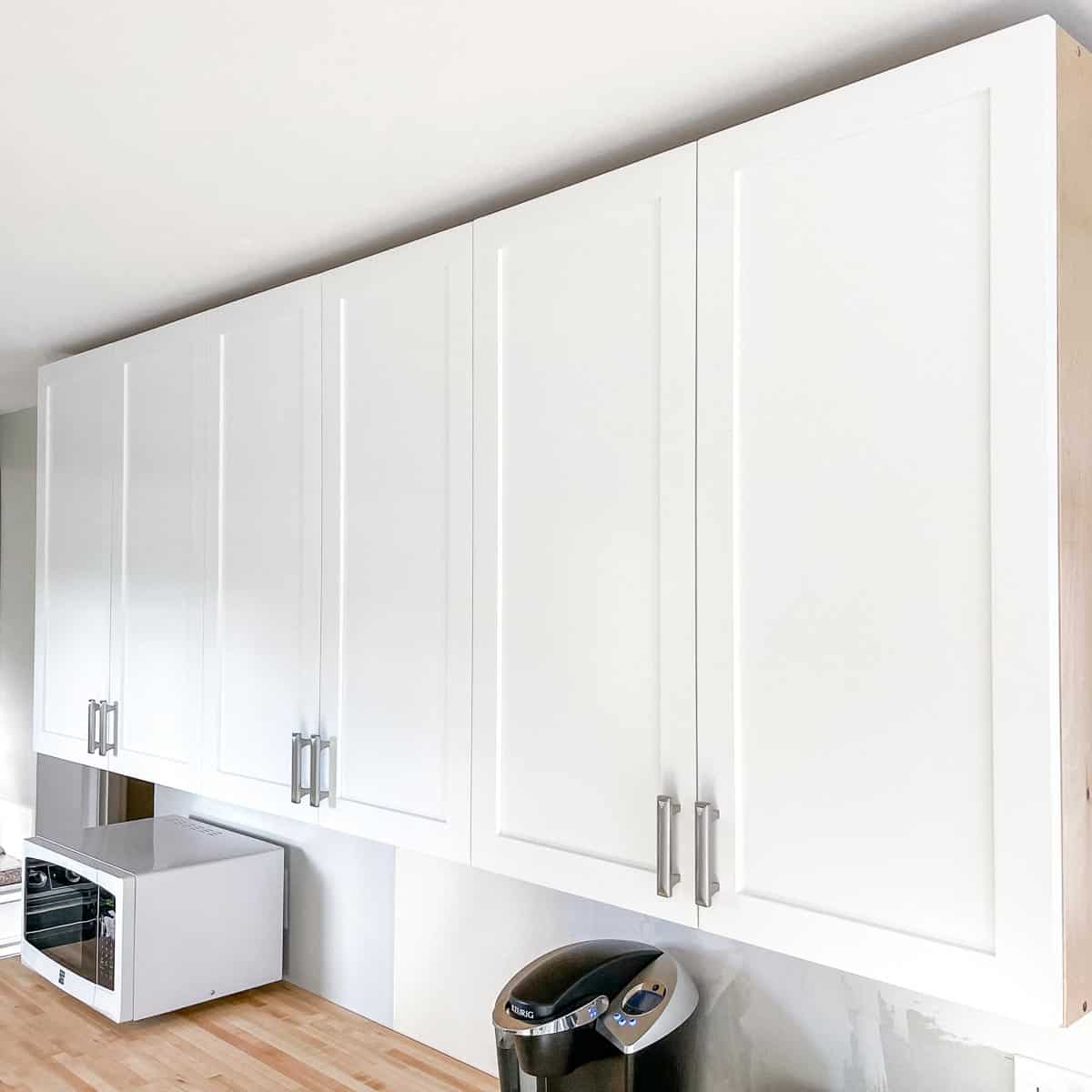 white shaker style cabinet doors