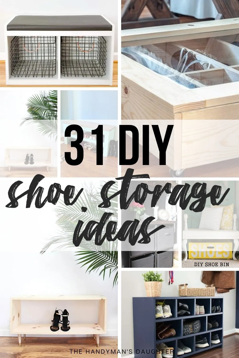 30 Clever DIY Shoe Storage Ideas - The Handyman's Daughter