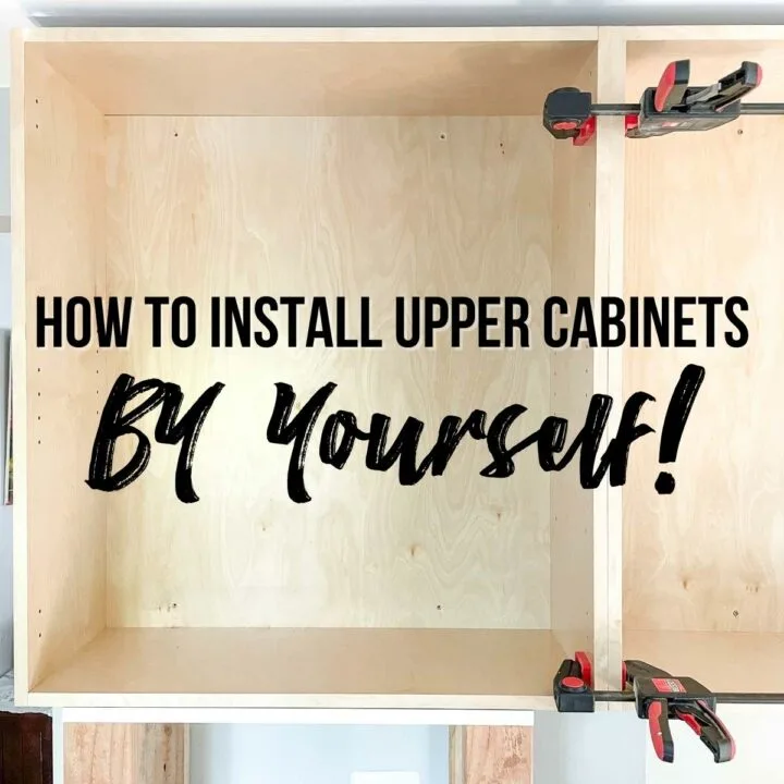 how to install upper cabinets by yourself