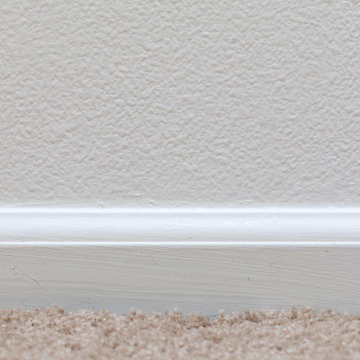baseboards with carpet and no shoe molding