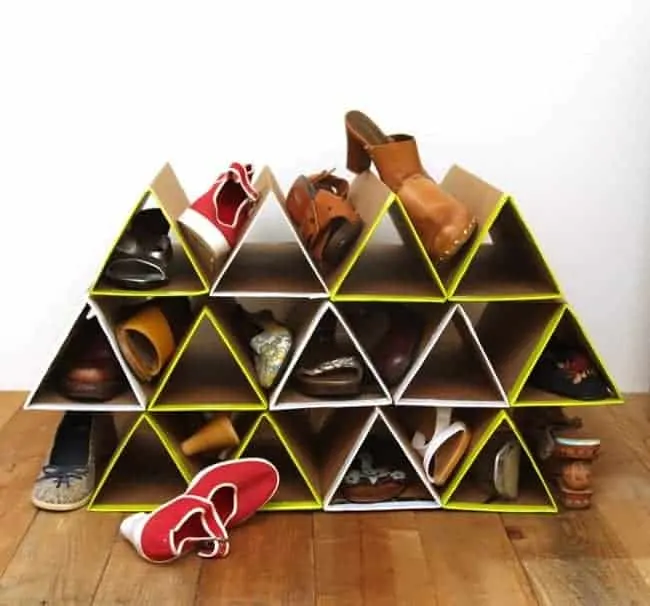 How to make a Wall Mounted Shoe Rack, DIY