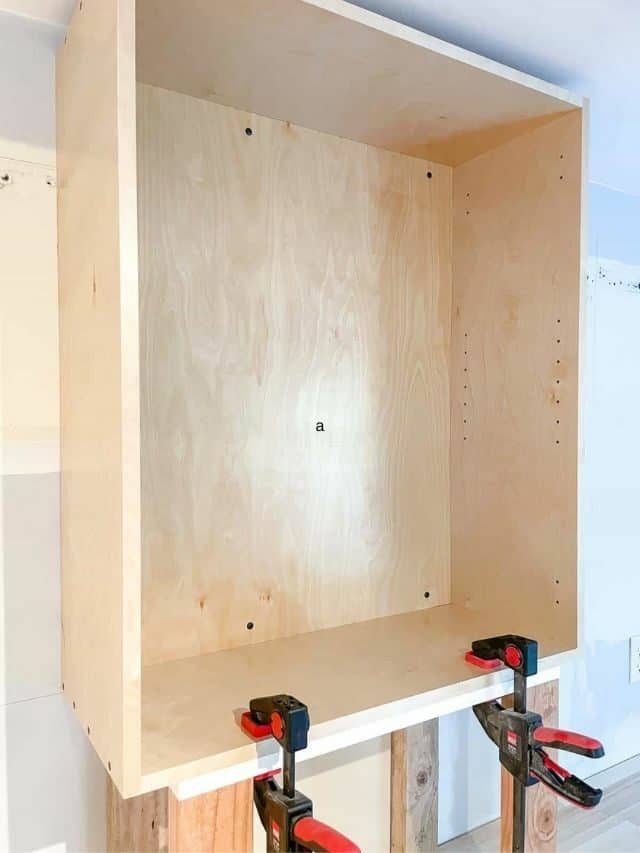 HOW TO INSTALL WALL CABINETS BY YOURSELF