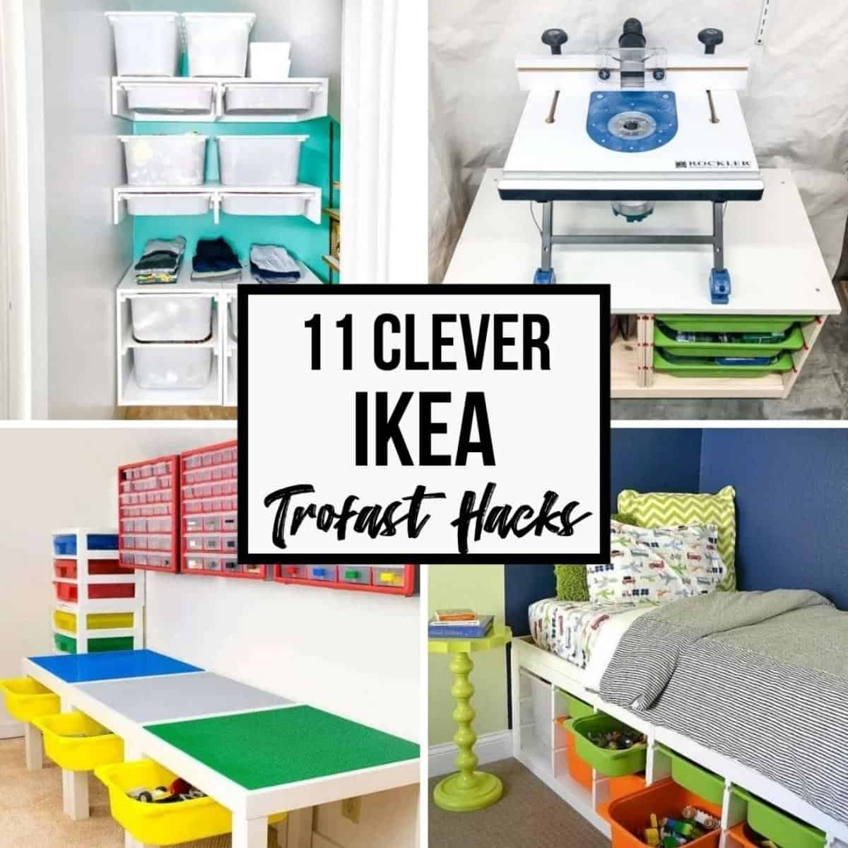 11 Clever IKEA Trofast Hacks to Get Organized - The Handyman's Daughter