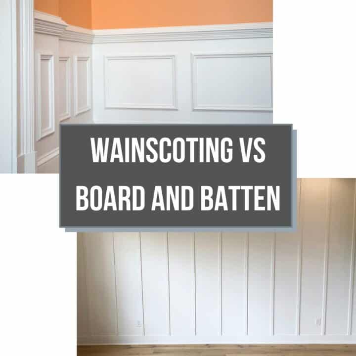 comparison of wainscoting vs board and batten