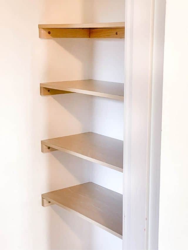 SUPER EASY DIY CLOSET SHELVES The Handyman's Daughter