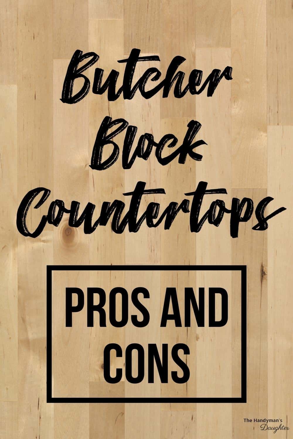 Pros and Cons of Butcher Block Countertops