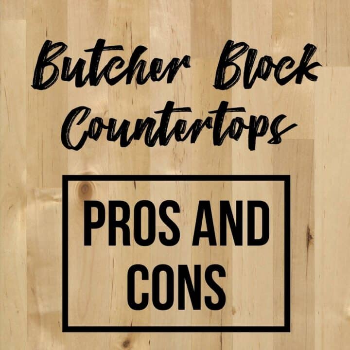 butcher block countertops pros and cons