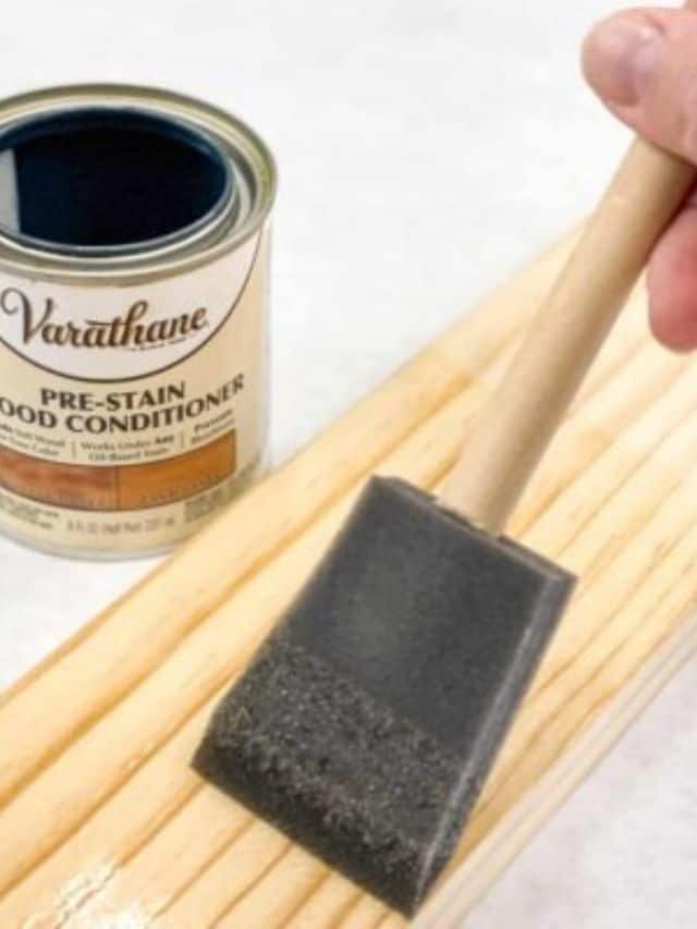 HOW TO USE A PRE STAIN CONDITIONER ON WOOD The Handyman's Daughter