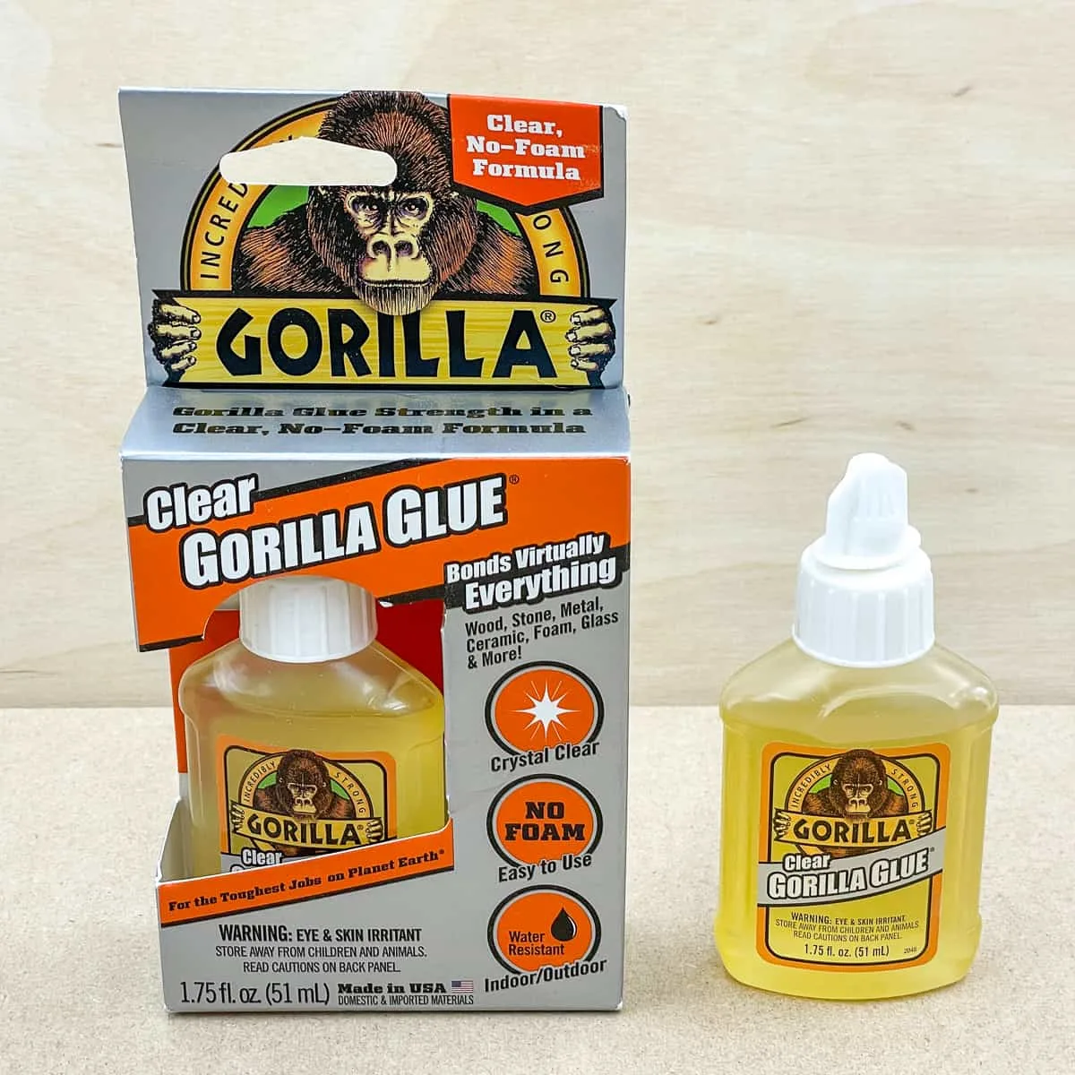 clear Gorilla glue