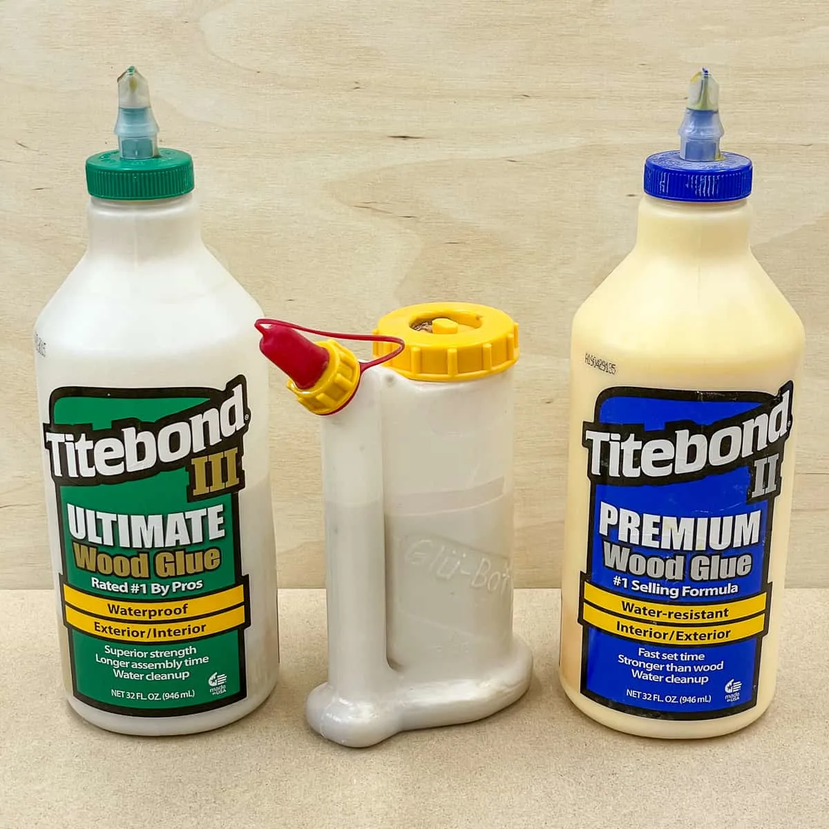 Titebond II and III with a Glue Bot