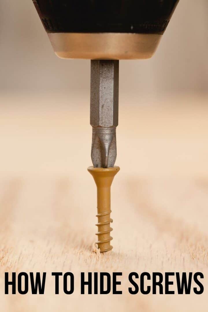 How to Hide Screws in Wood [7 Different Ways] The Handyman's Daughter