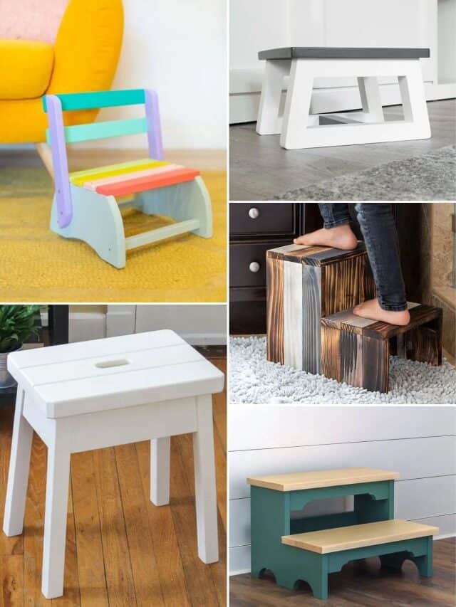 WOODEN STEP STOOLS YOU CAN MAKE