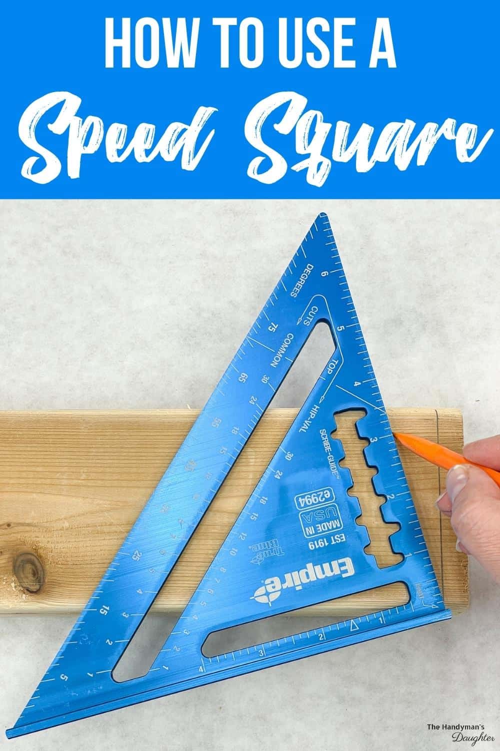 How to Use a Speed Square