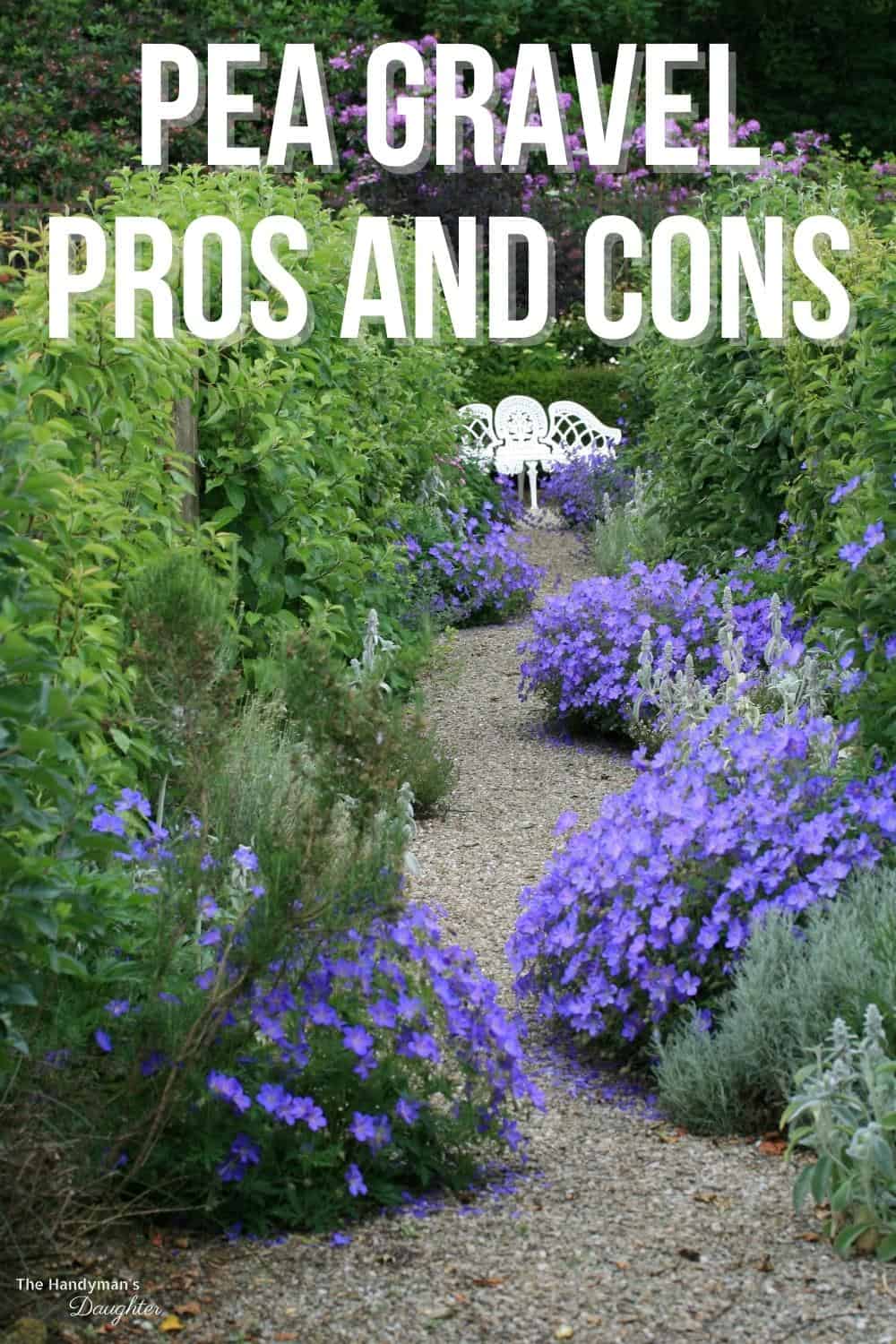 pea gravel patio pros and cons