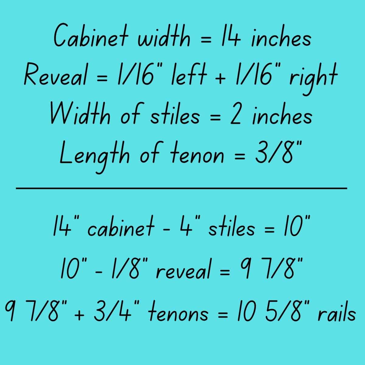 rail length calculation example