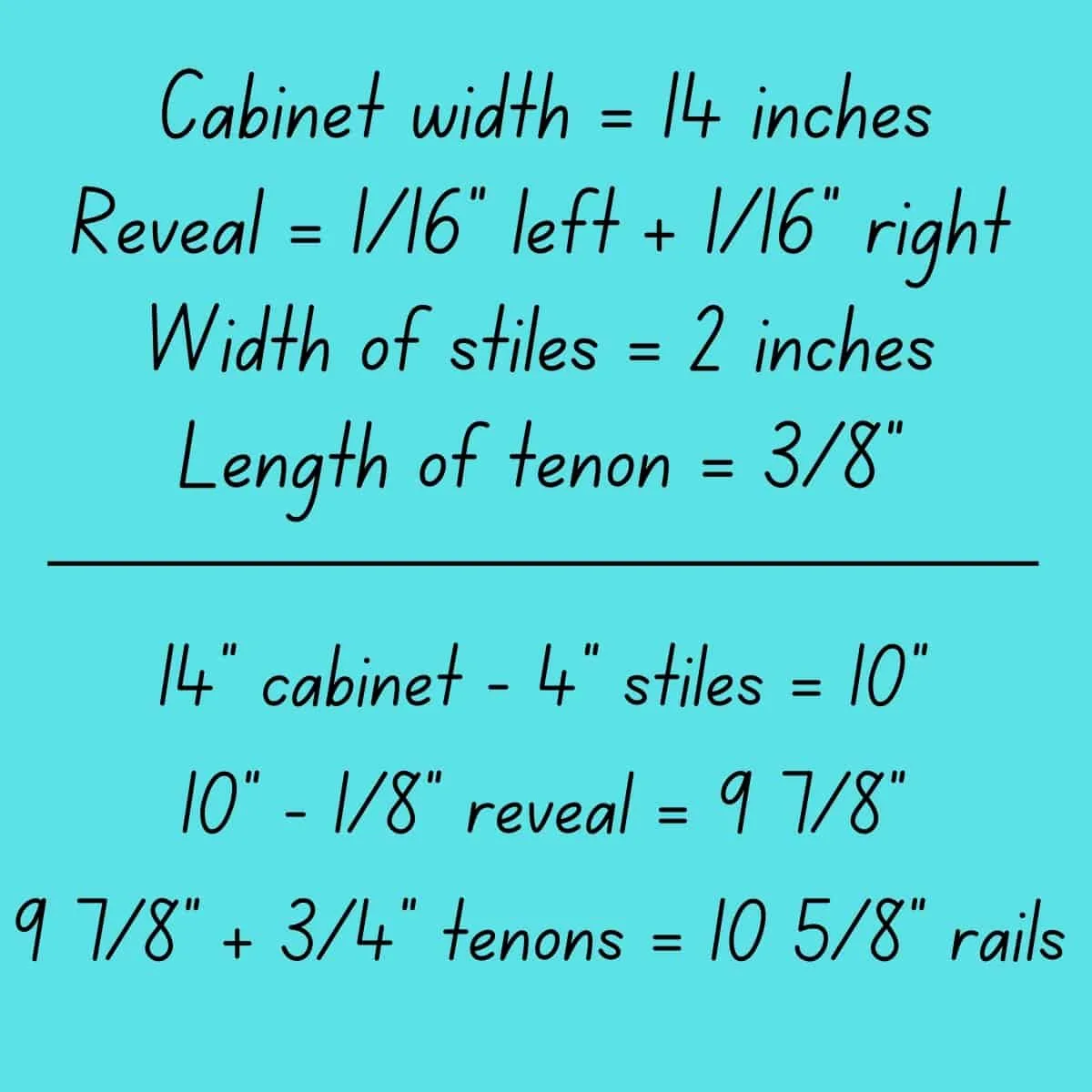 rail length calculation example