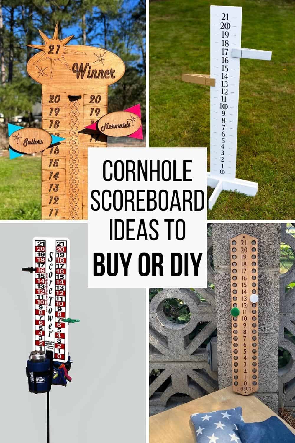 Cornhole score keeper ideas