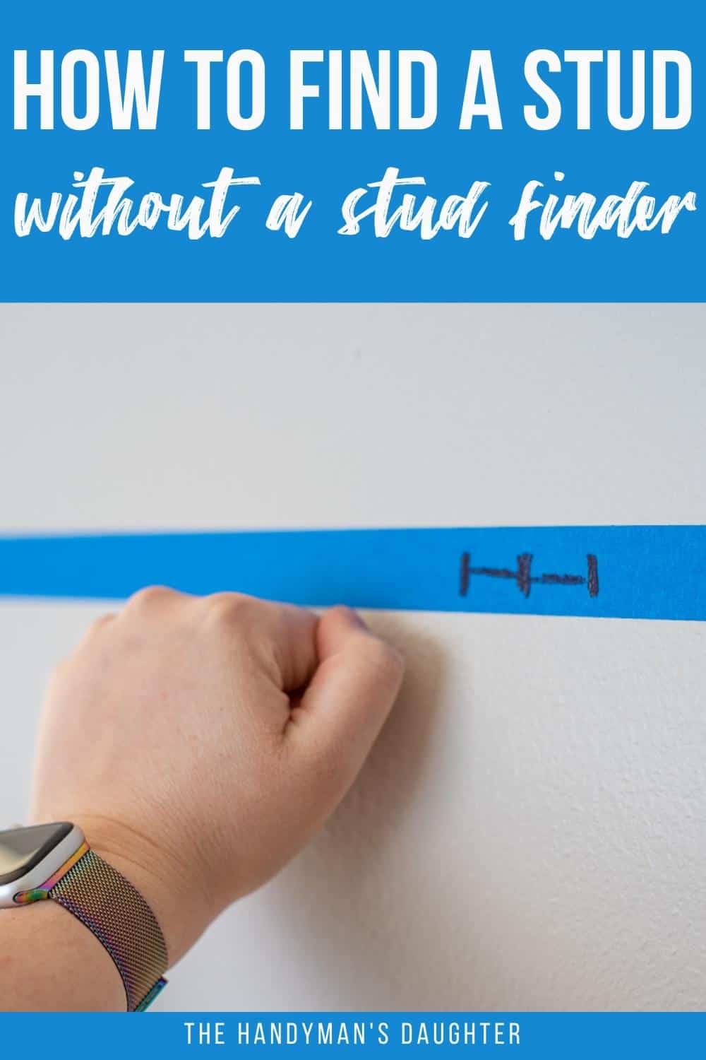 how to find a stud without a stud finder