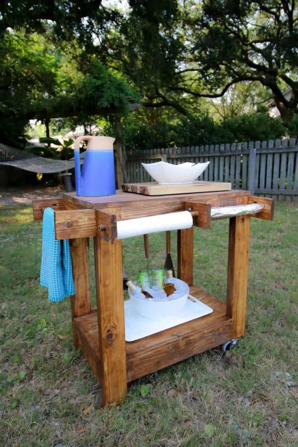 11 Easy DIY Outdoor Grill Station Ideas to Make this Weekend The