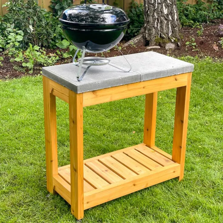 11 Easy DIY Outdoor Grill Station Ideas to Make this Weekend - The  Handyman's Daughter