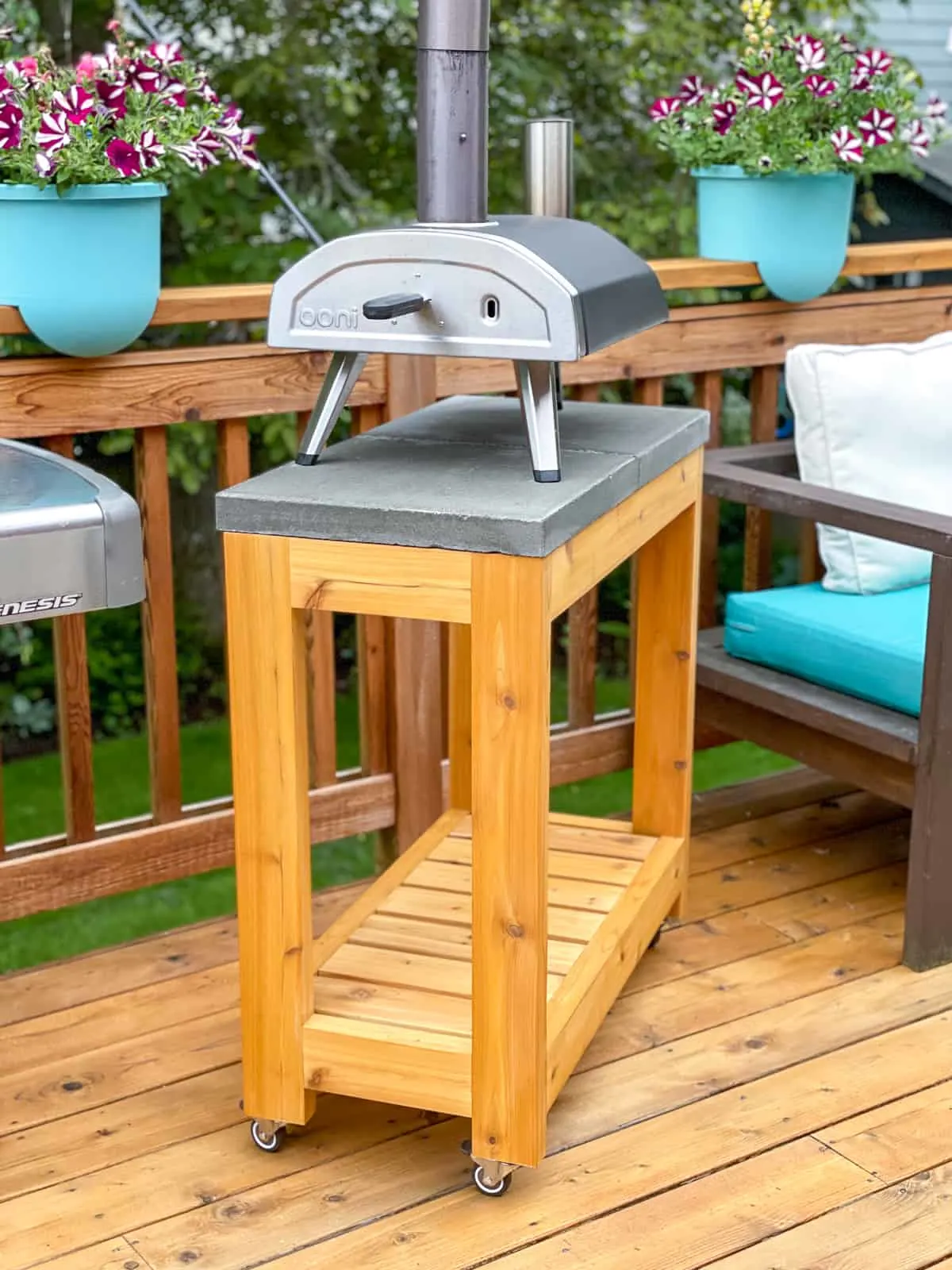 DIY Ooni Pizza Oven Stand or Grill Table - The Handyman's Daughter