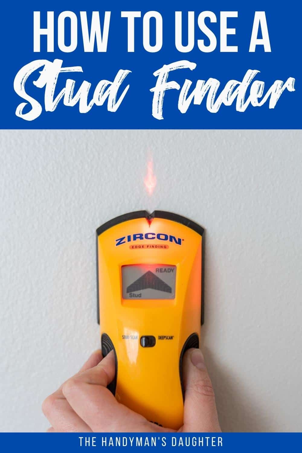 how to use a stud finder