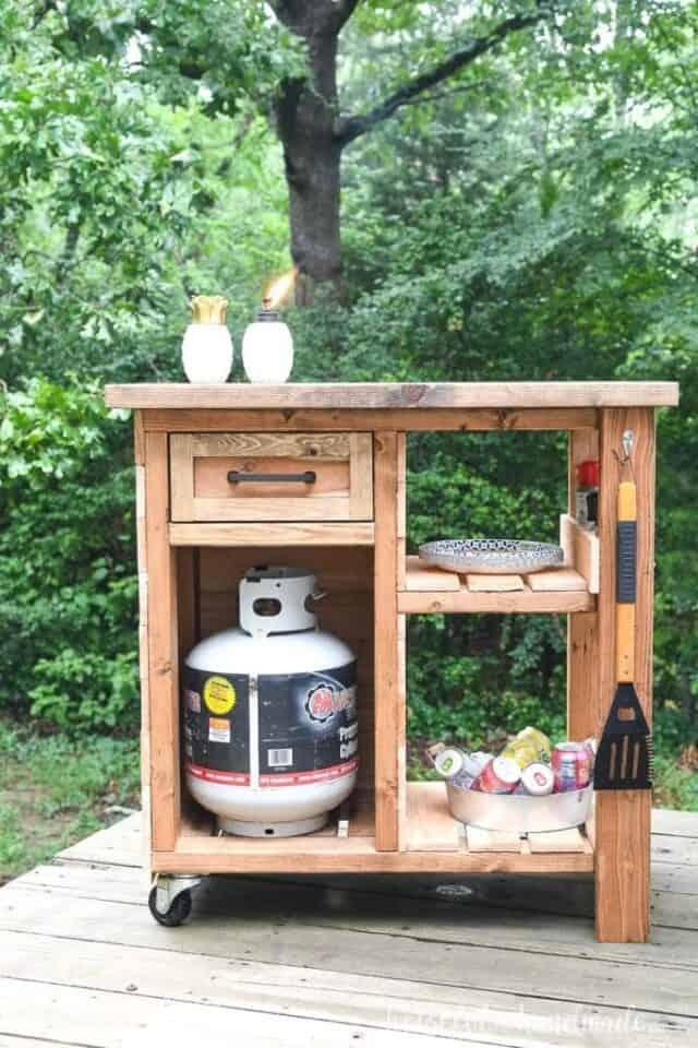 11 Easy DIY Outdoor Grill Station Ideas to Make this Weekend The Handyman's Daughter