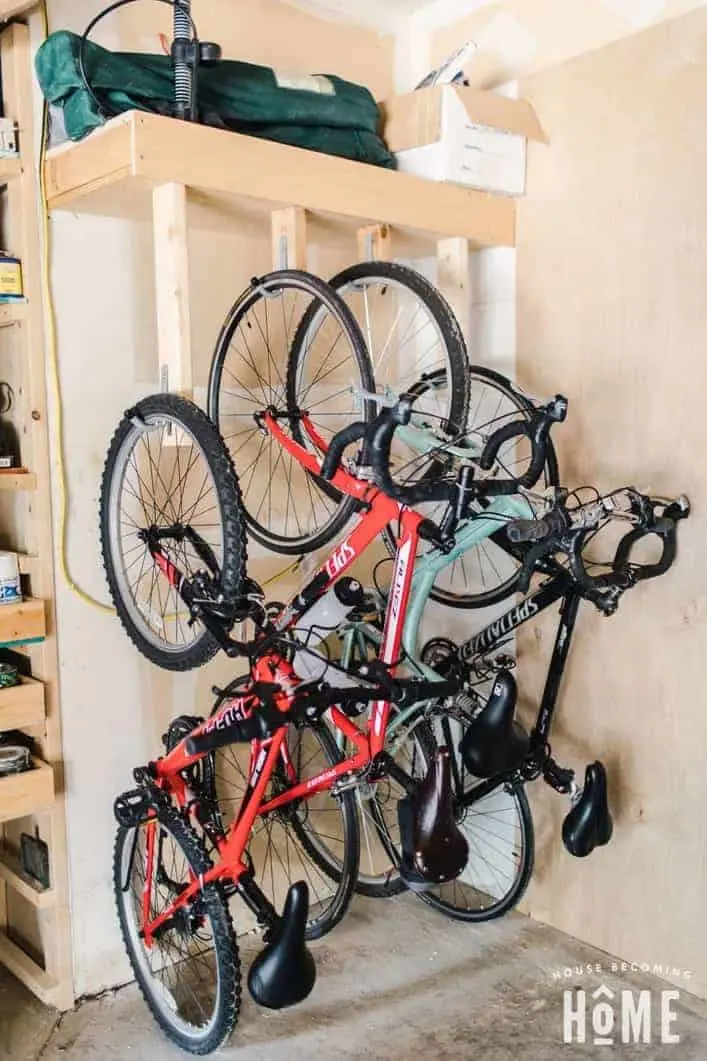 DIY Bike & Scooter Rack: A Great First Step in Garage Organization –  Gadgets and Grain