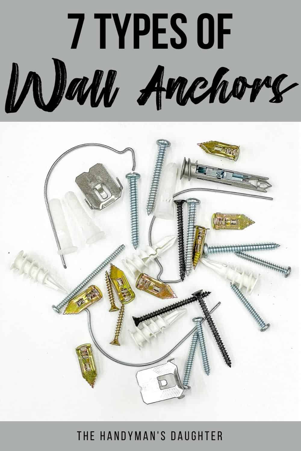 7 types of wall anchors