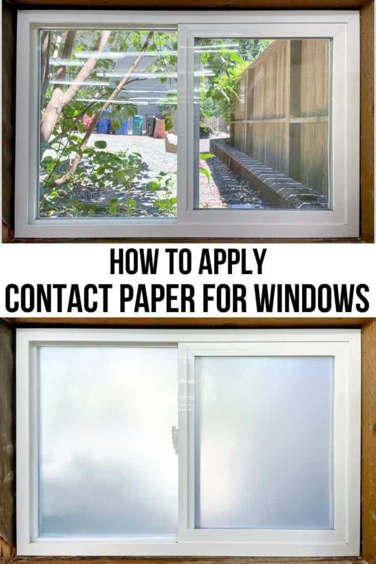 How to Apply Frosted Contact Paper on Windows The Handyman's Daughter