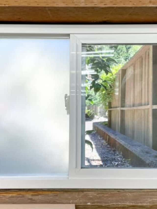 HOW TO APPLY FROSTED GLASS CONTACT PAPER The Handyman's Daughter