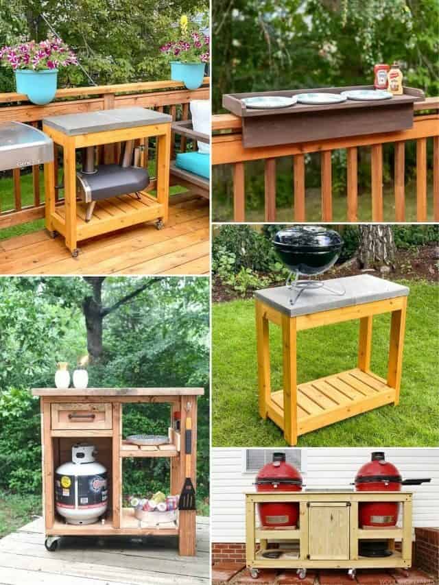 DIY GRILL STATIONS FOR OUTDOOR COOKING