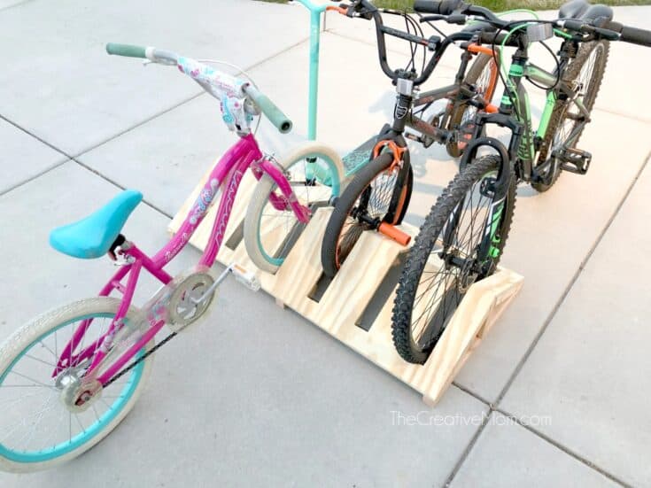 10 Smart DIY Bike Rack Ideas for your Garage - The Handyman's Daughter