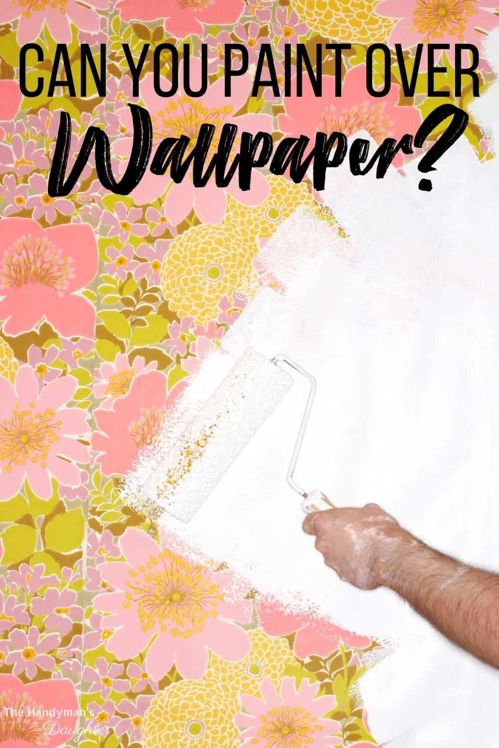 Can you paint over wallpaper?