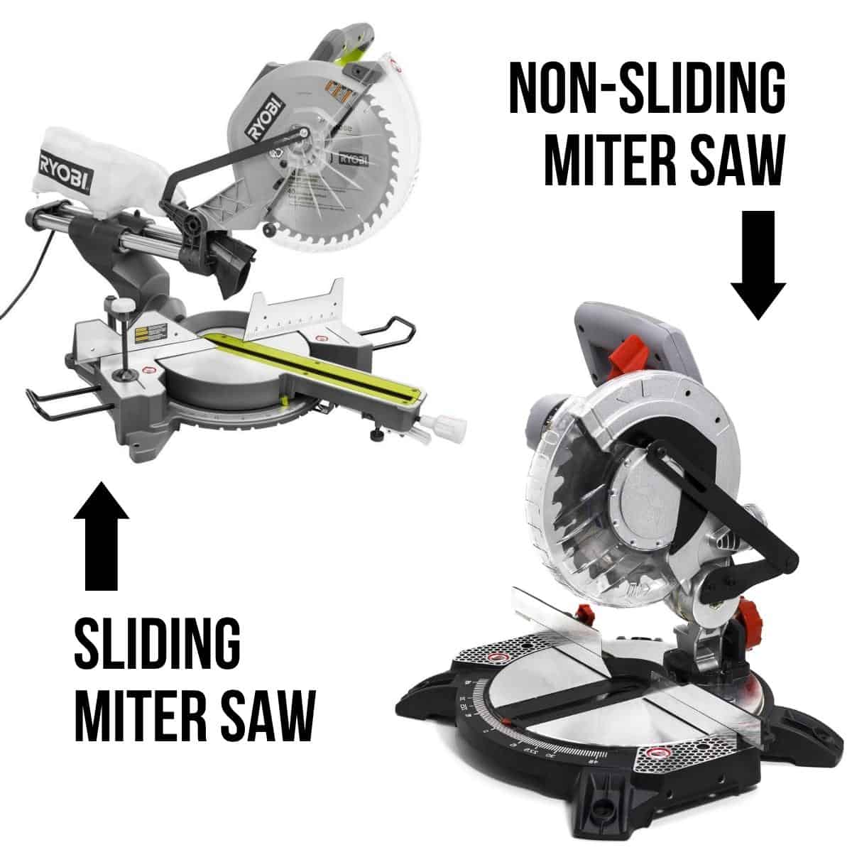 sliding vs non-sliding miter saw
