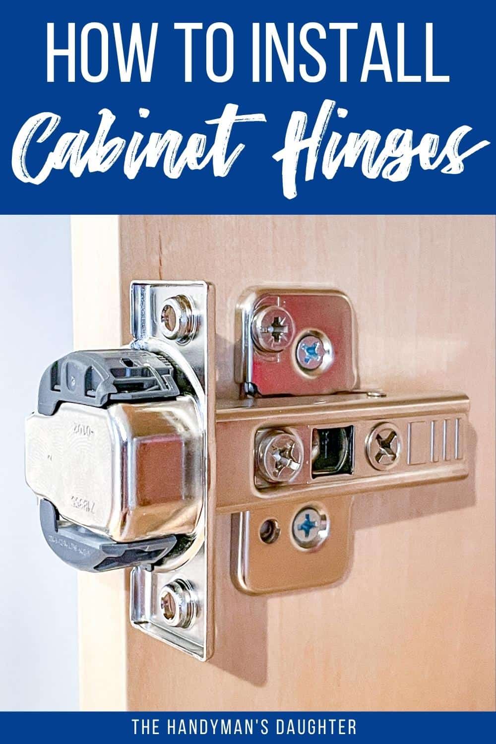 how to install concealed cabinet hinges