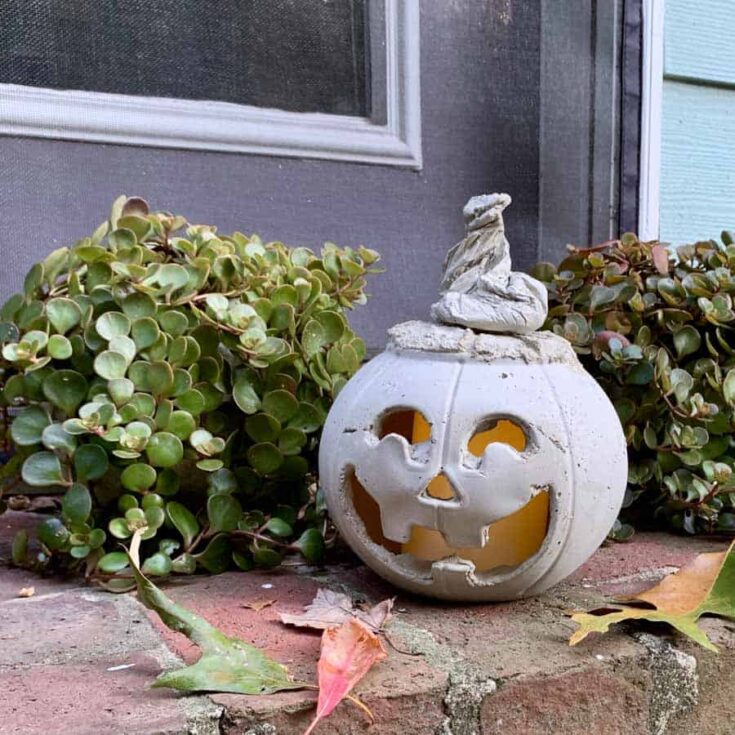 Image for DIY Concrete Jack O' Lantern