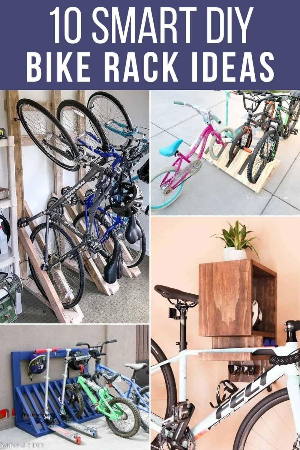 10 Smart DIY Bike Rack Ideas