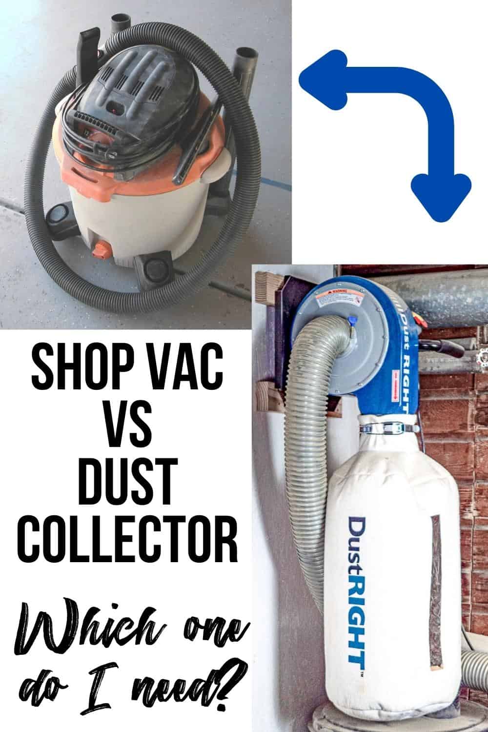 dust collector vs shop vac