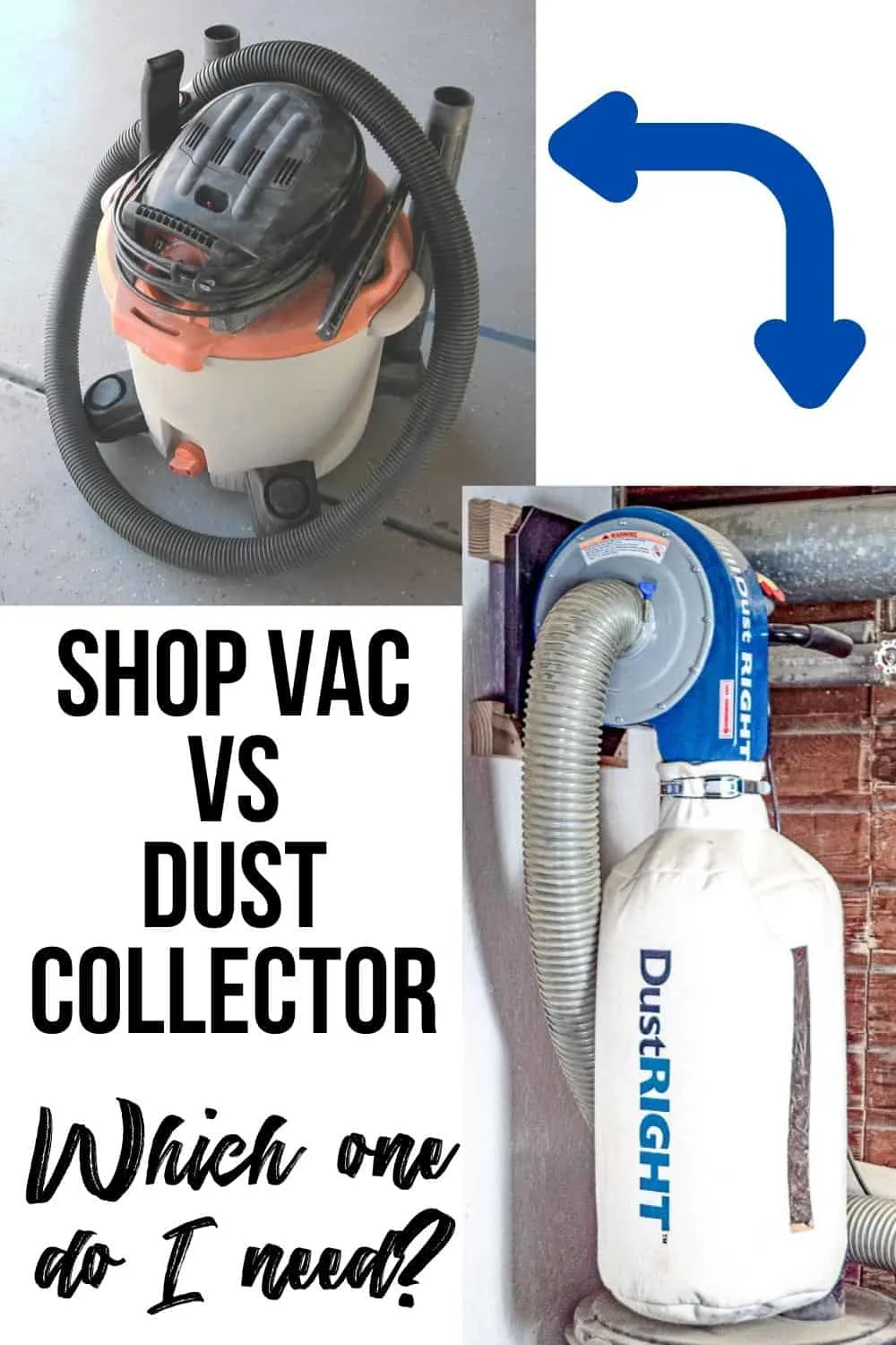 Torrent kubiske Playful Dust Collector vs Shop Vac vs Dust Extractor - The Handyman's Daughter