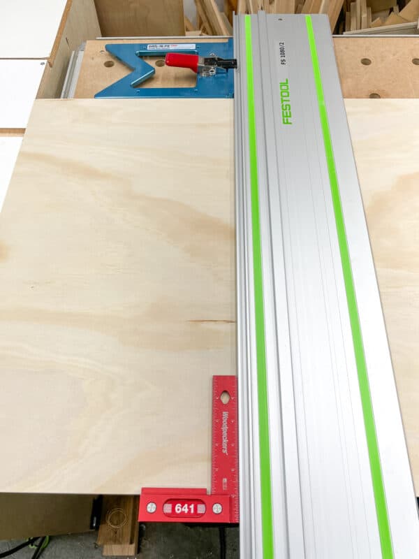How to Use a Track Saw Square - The Handyman's Daughter