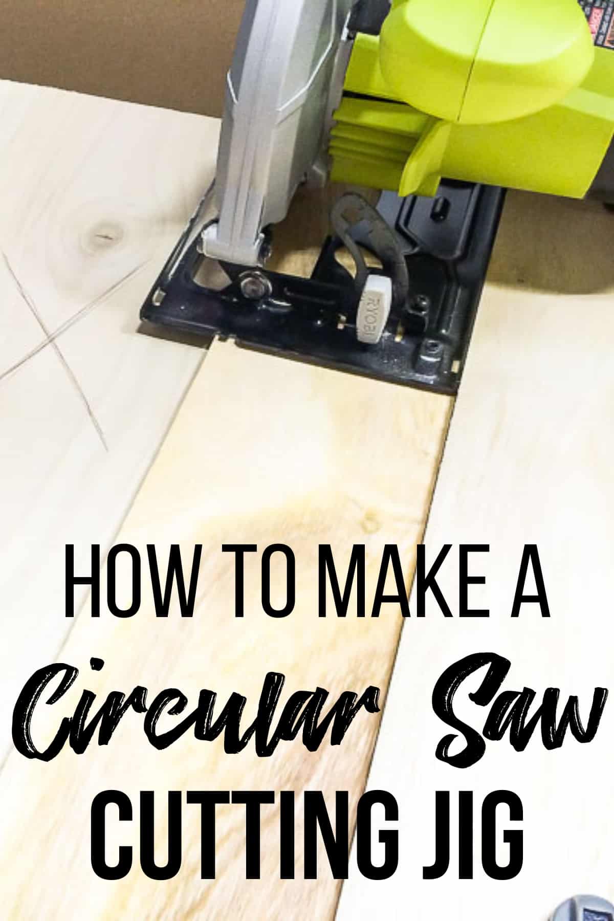 how to make a circular saw cutting jig