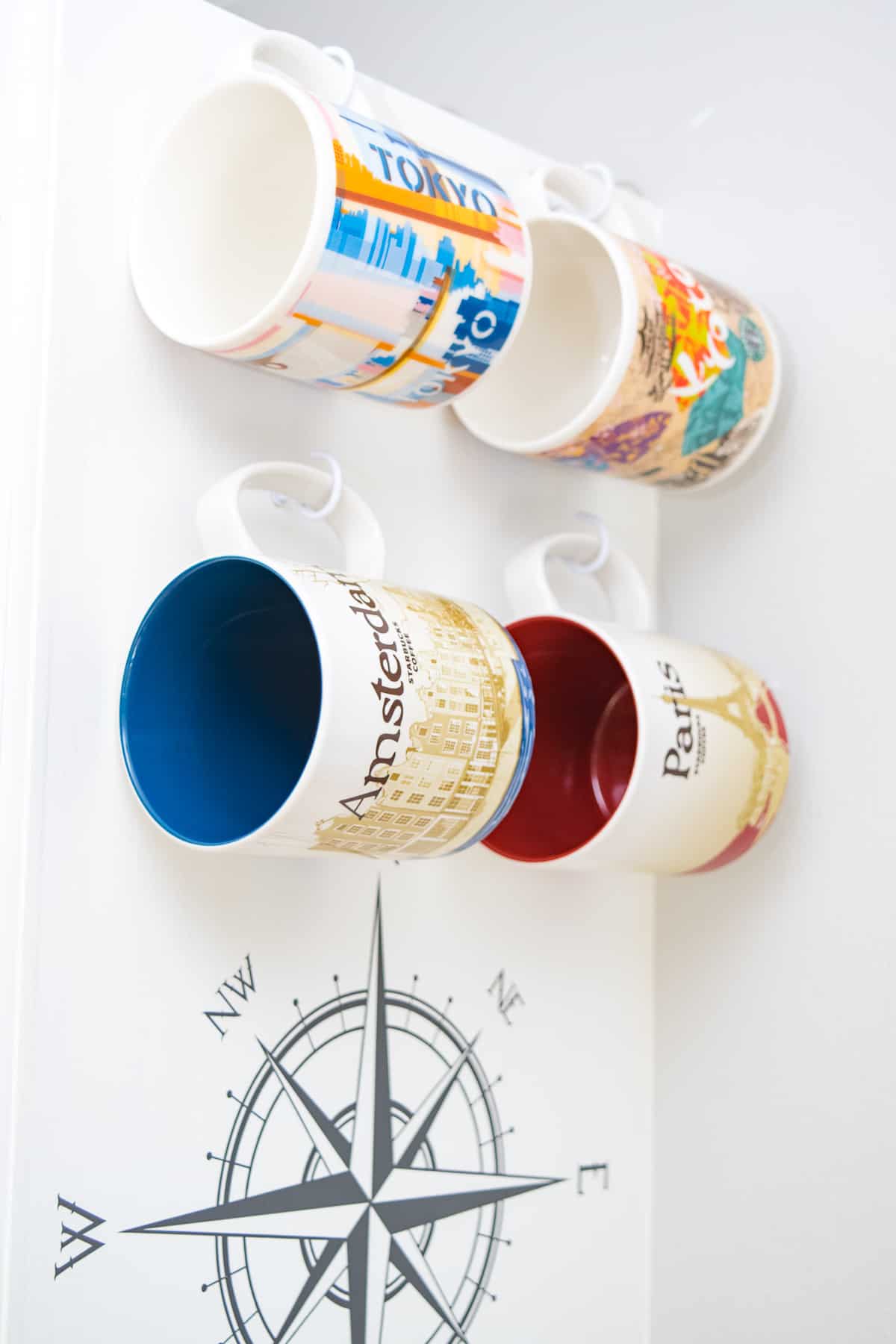 top half of Starbucks mug display