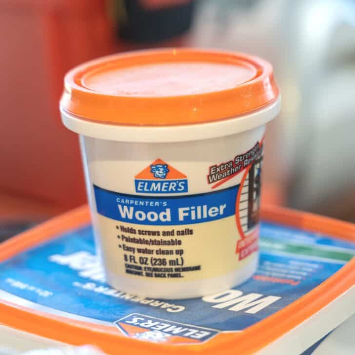 containers of wood filler